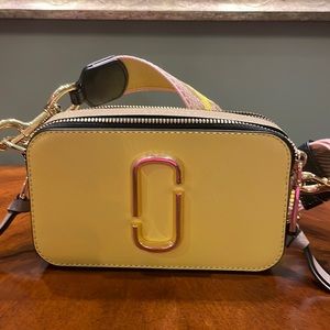 Marc Jacobs Colorblock Snapshot Bag - yellow